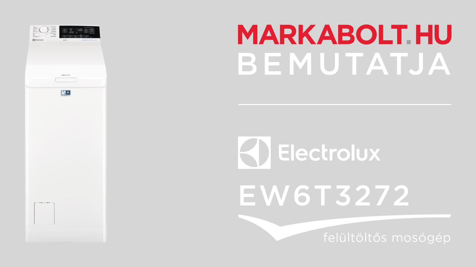 N&eacute;zd meg a Electrolux EW6T3272 vide&oacute;j&aacute;t
