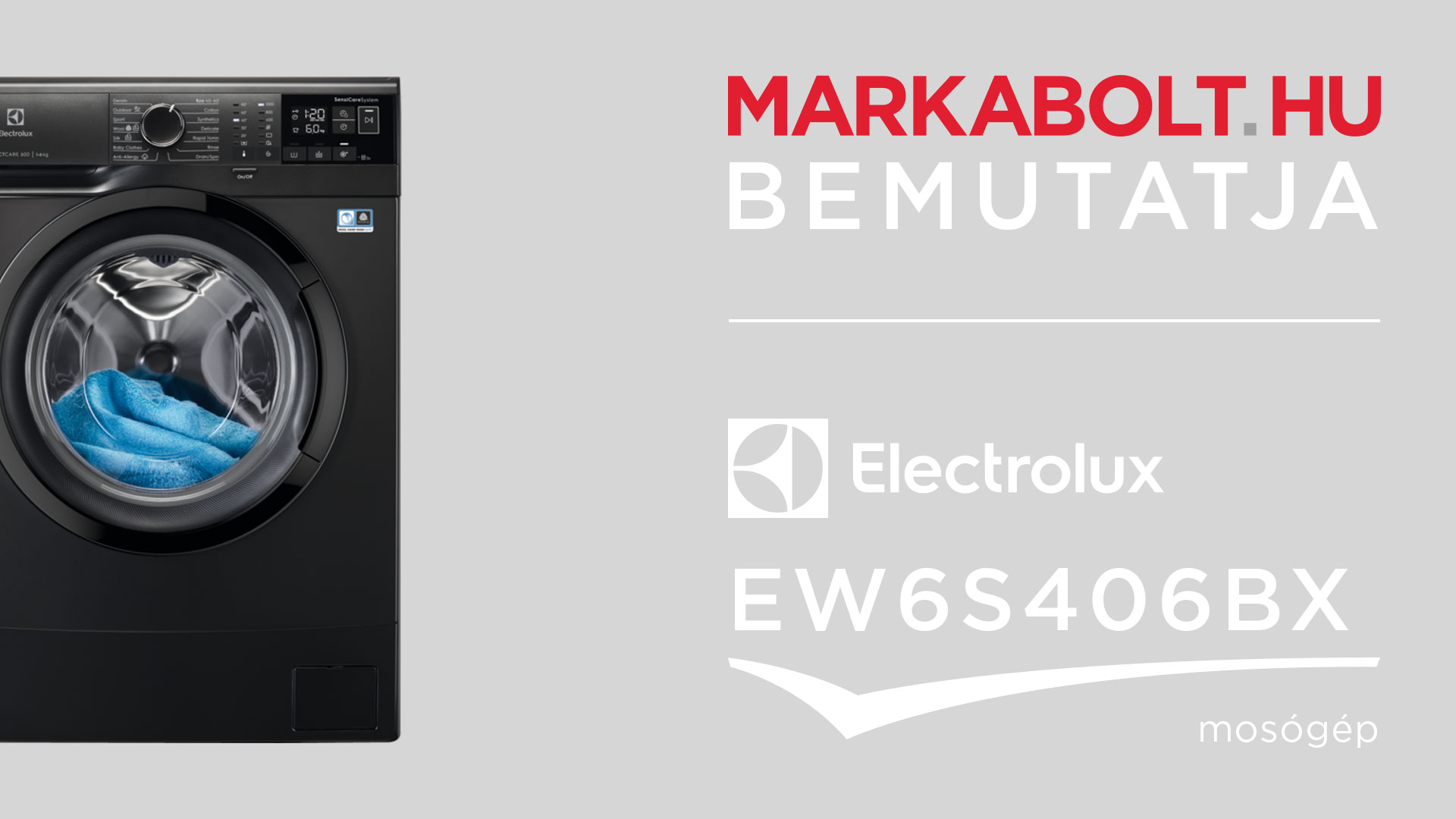 N&eacute;zd meg a Electrolux EW6S406BX vide&oacute;j&aacute;t