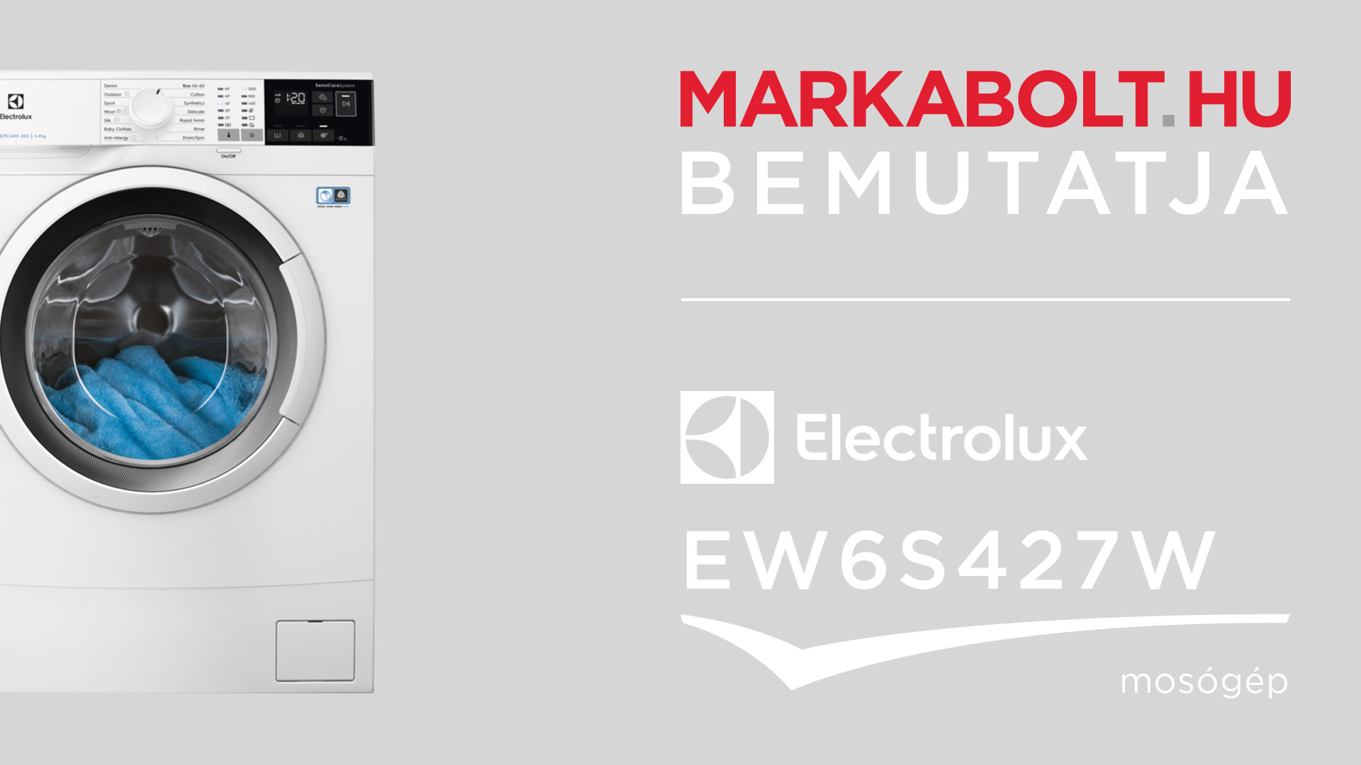 N&eacute;zd meg a Electrolux EW6S427W vide&oacute;j&aacute;t