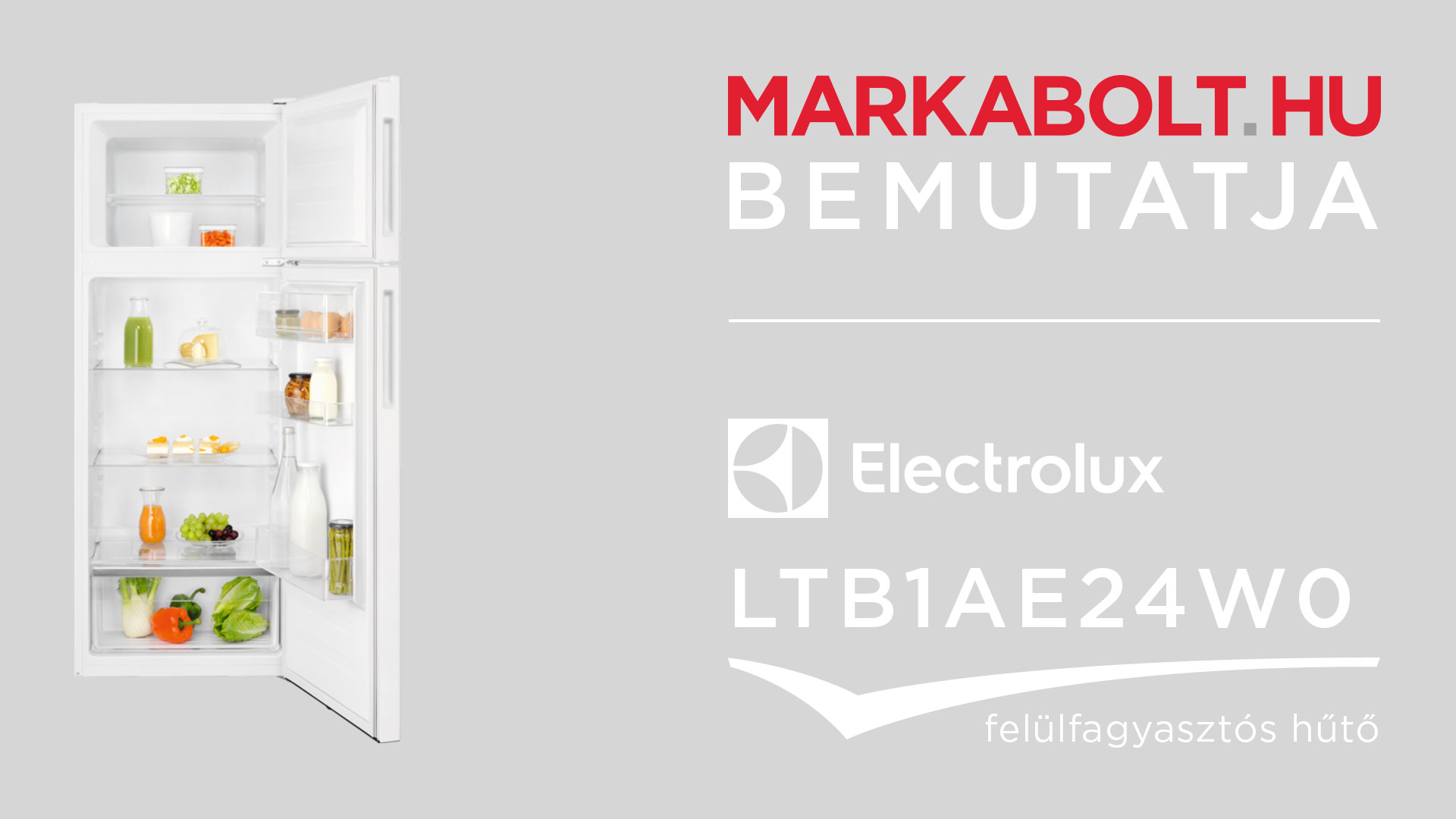 N&eacute;zd meg a Electrolux LTB1AE24W0 vide&oacute;j&aacute;t