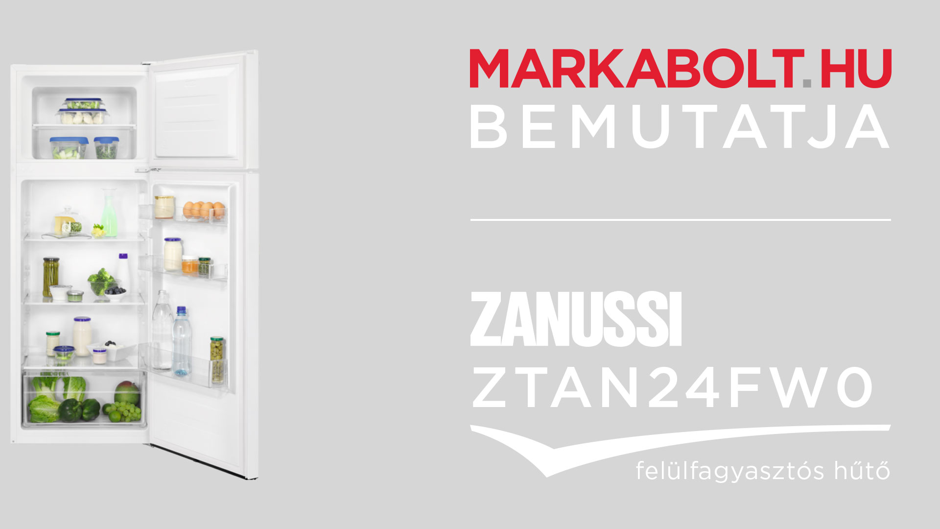 N&eacute;zd meg a Zanussi ZTAN24FW0 vide&oacute;j&aacute;t