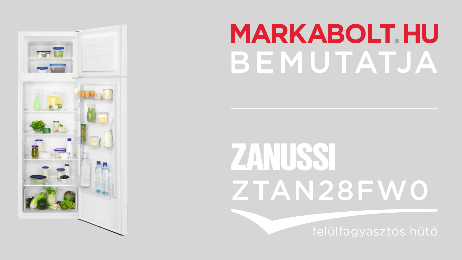 N&eacute;zd meg a Zanussi ZTAN28FW0 vide&oacute;j&aacute;t