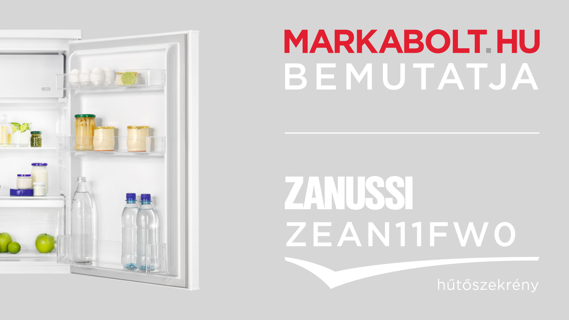 N&eacute;zd meg a Zanussi ZEAN11FW0 vide&oacute;j&aacute;t