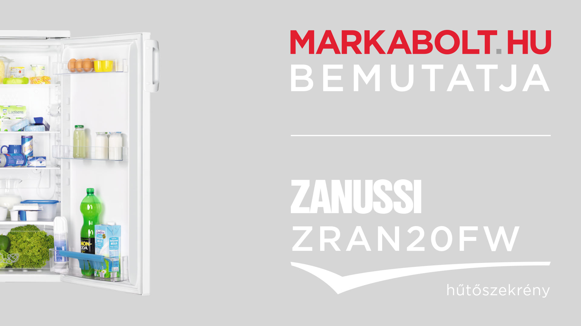 N&eacute;zd meg a Zanussi ZRAN20FW vide&oacute;j&aacute;t