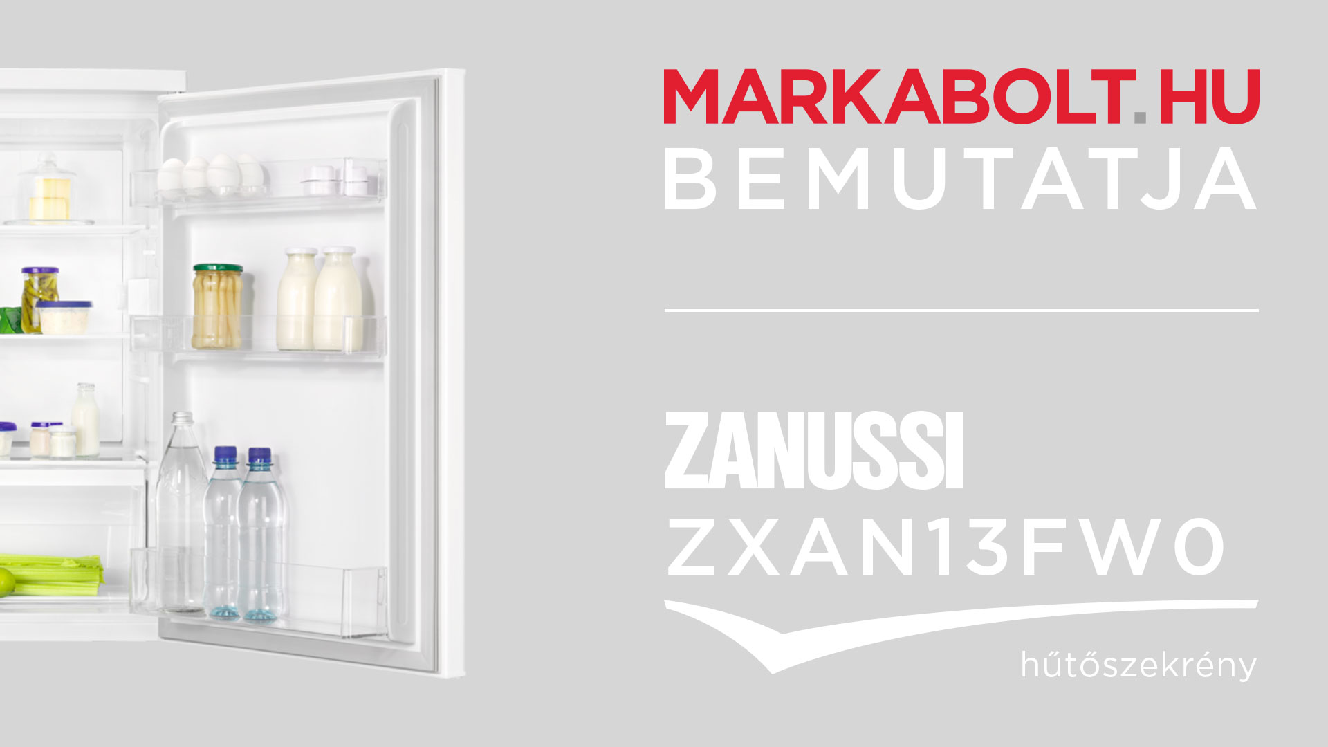 N&eacute;zd meg a Zanussi ZXAN13FW0 vide&oacute;j&aacute;t