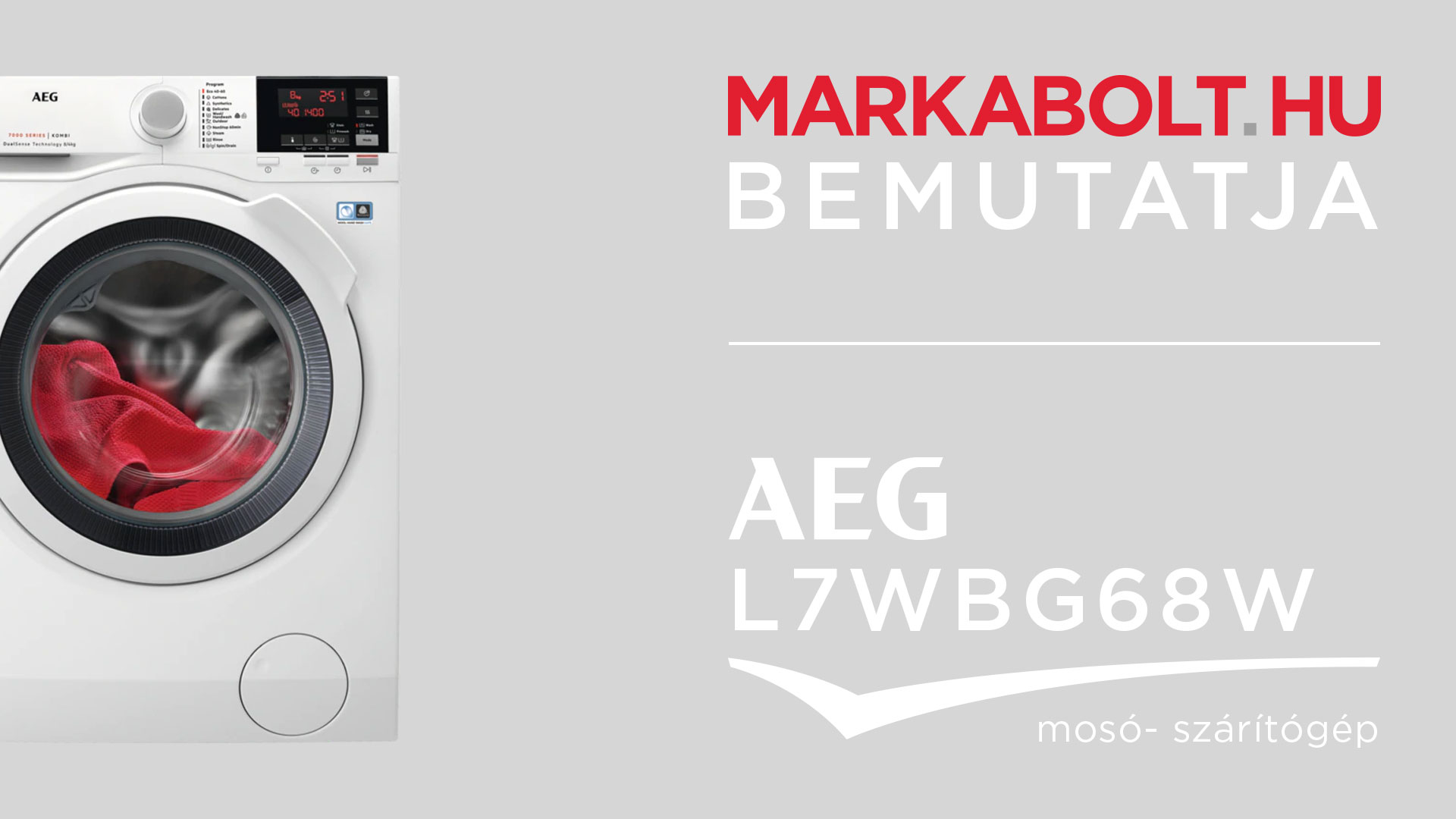 N&eacute;zd meg a AEG L7WBG68W vide&oacute;j&aacute;t