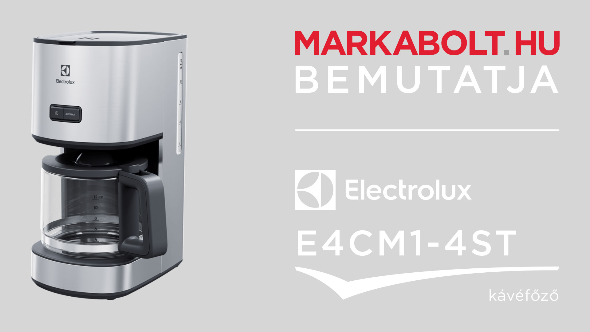 N&eacute;zd meg a Electrolux E4CM1-4ST vide&oacute;j&aacute;t