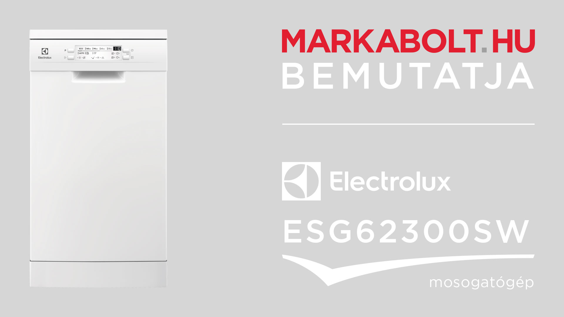N&eacute;zd meg a Electrolux ESG62300SW vide&oacute;j&aacute;t