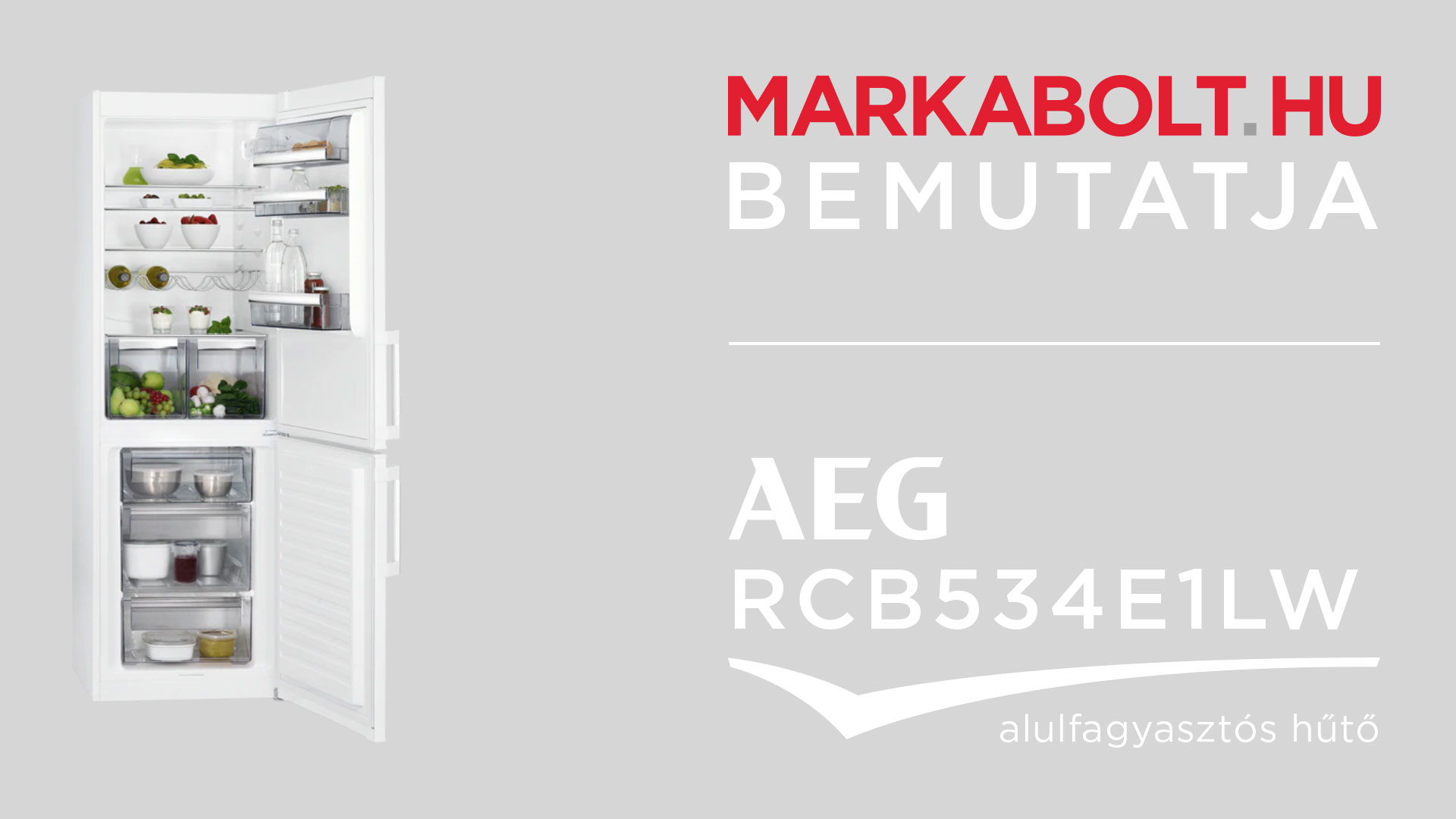 N&eacute;zd meg a AEG RCB534E1LW vide&oacute;j&aacute;t