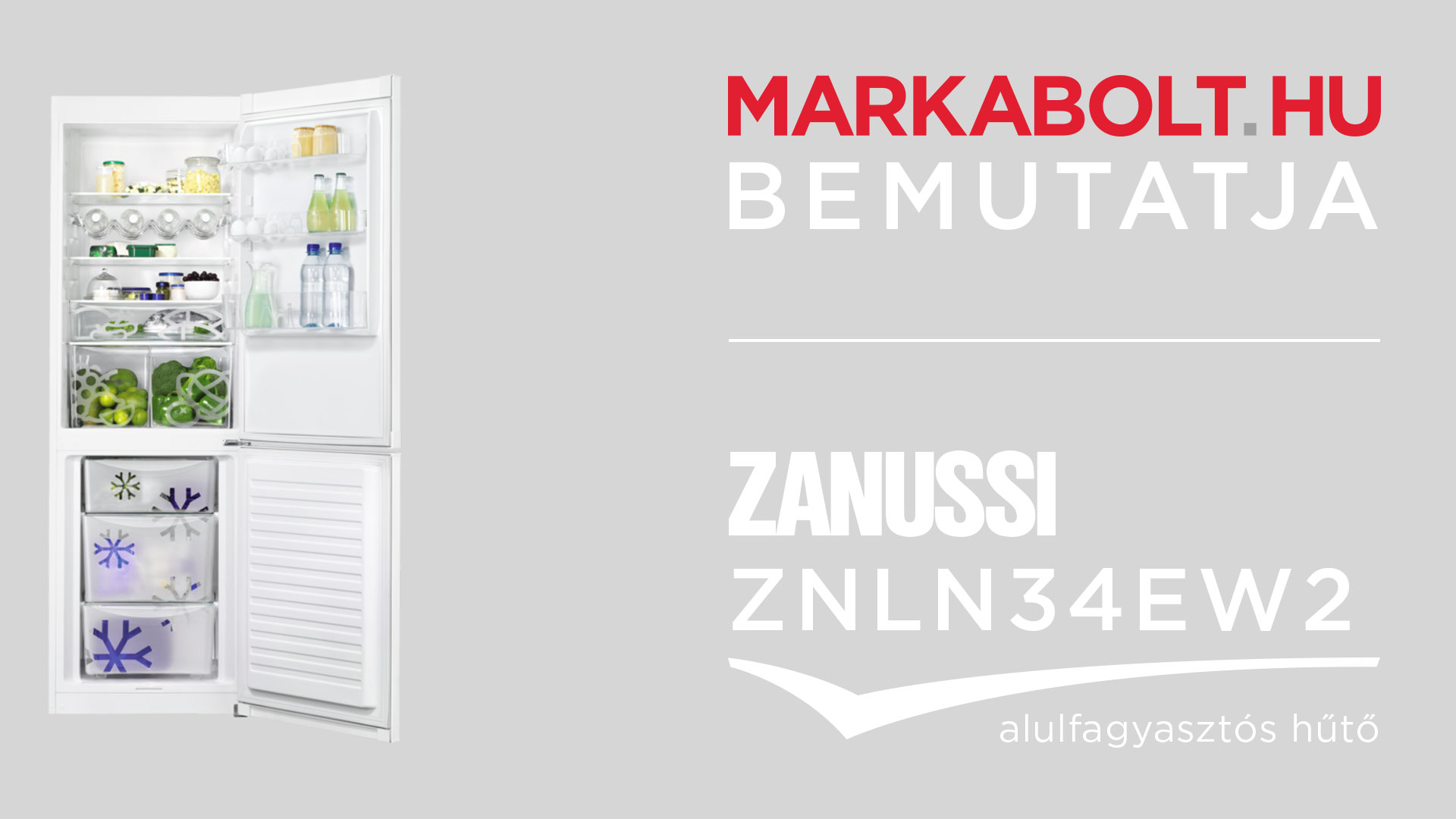 N&eacute;zd meg a Zanussi ZNLN34EW2 vide&oacute;j&aacute;t