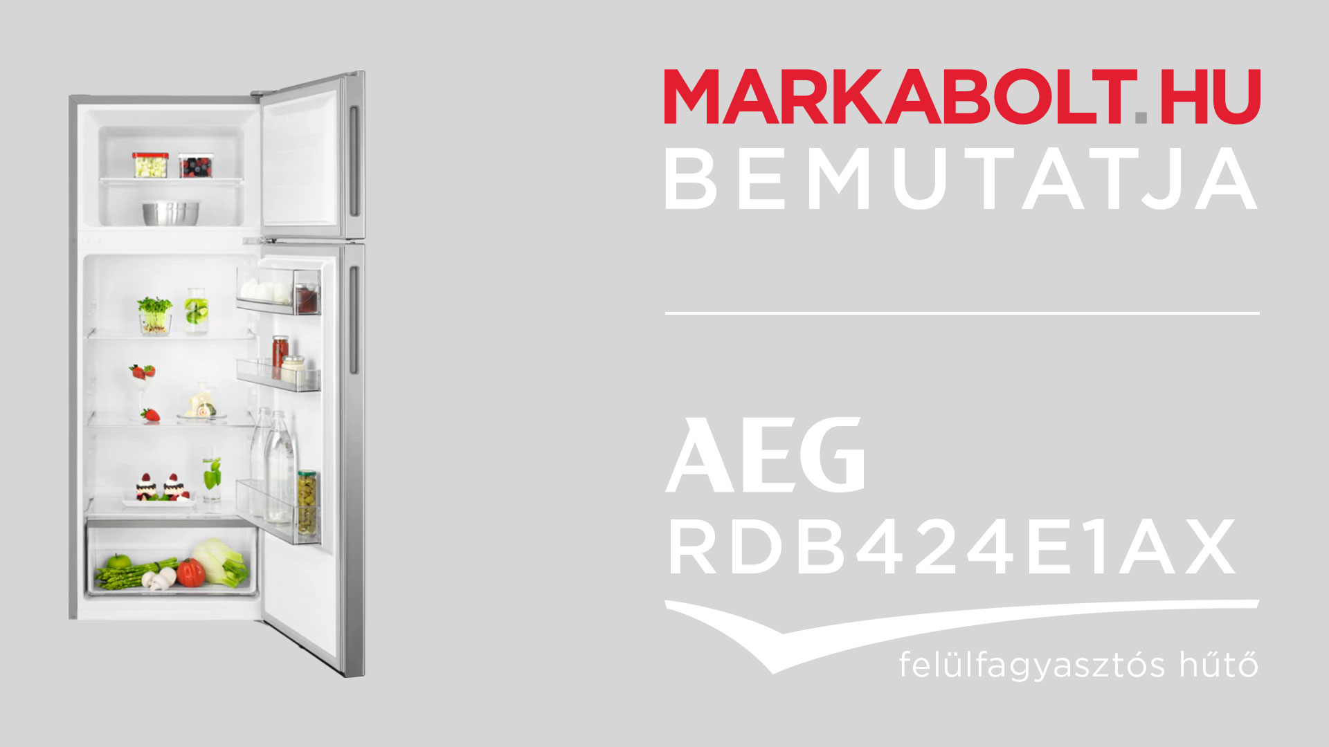 N&eacute;zd meg a AEG RDB424E1AX vide&oacute;j&aacute;t