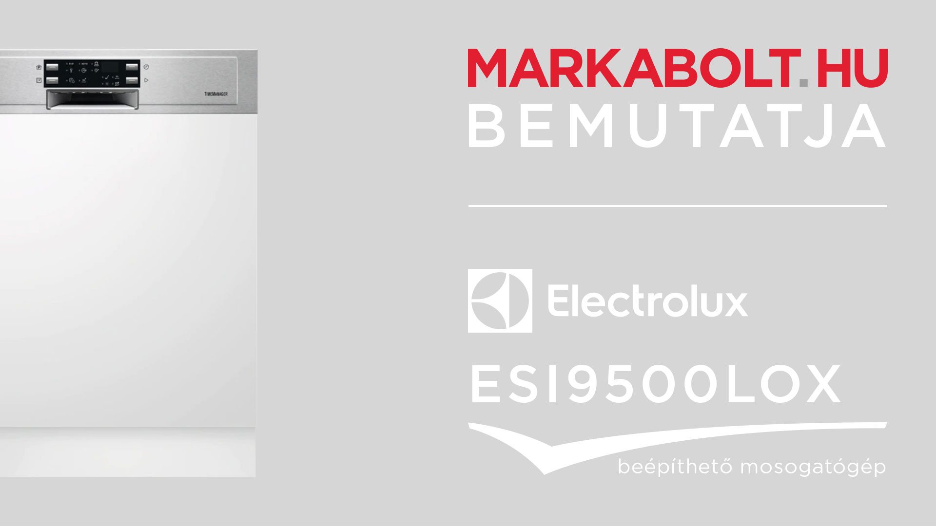 N&eacute;zd meg a Electrolux ESI9500LOX vide&oacute;j&aacute;t