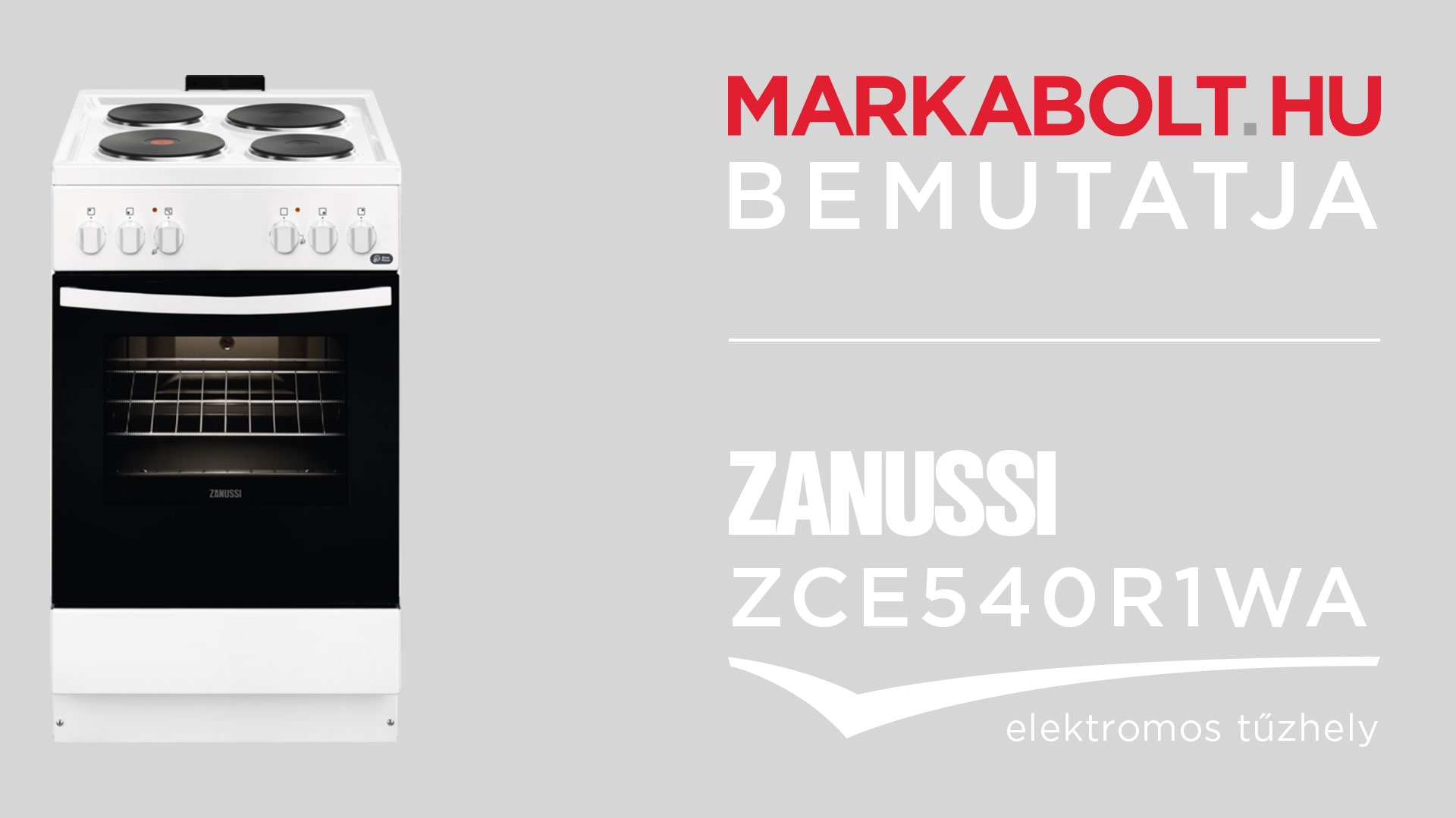 N&eacute;zd meg a Zanussi ZCE540R1WA vide&oacute;j&aacute;t