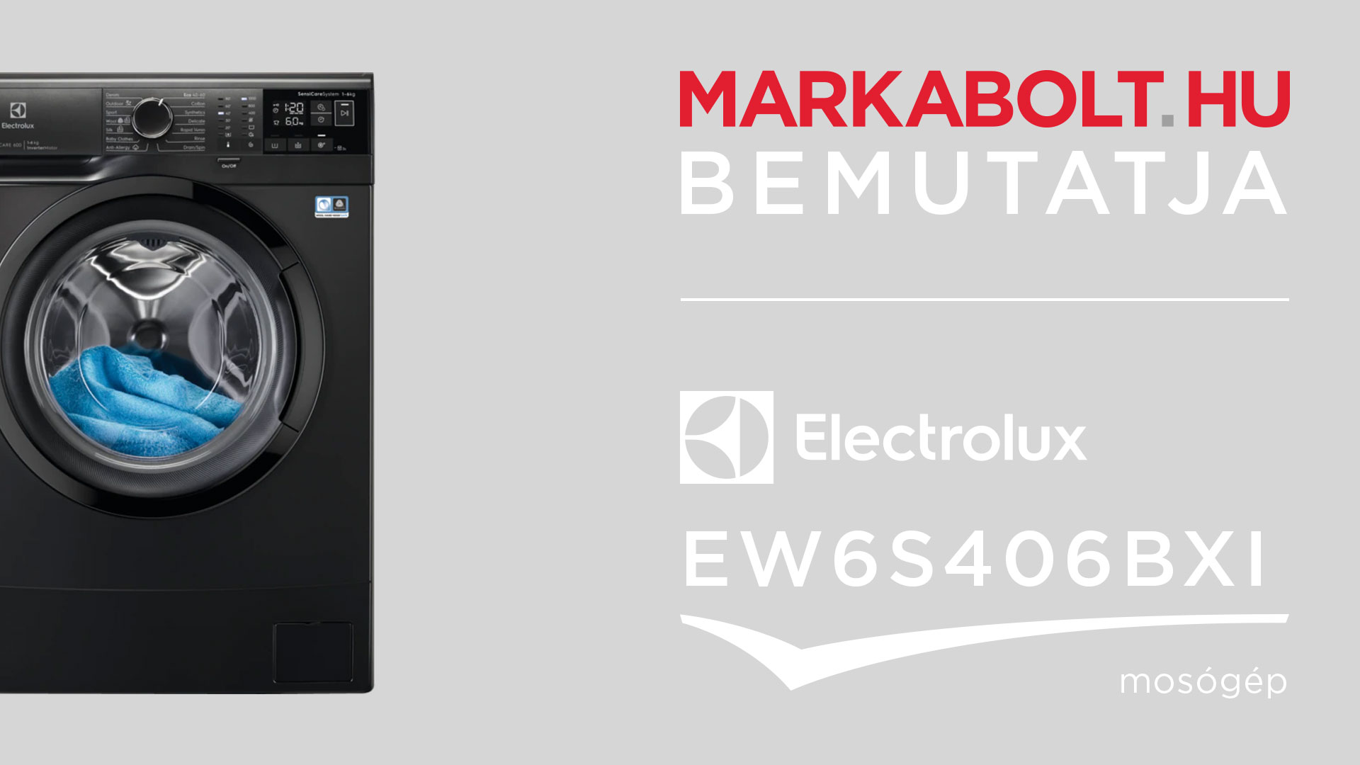N&eacute;zd meg a Electrolux EW6S406BXI vide&oacute;j&aacute;t