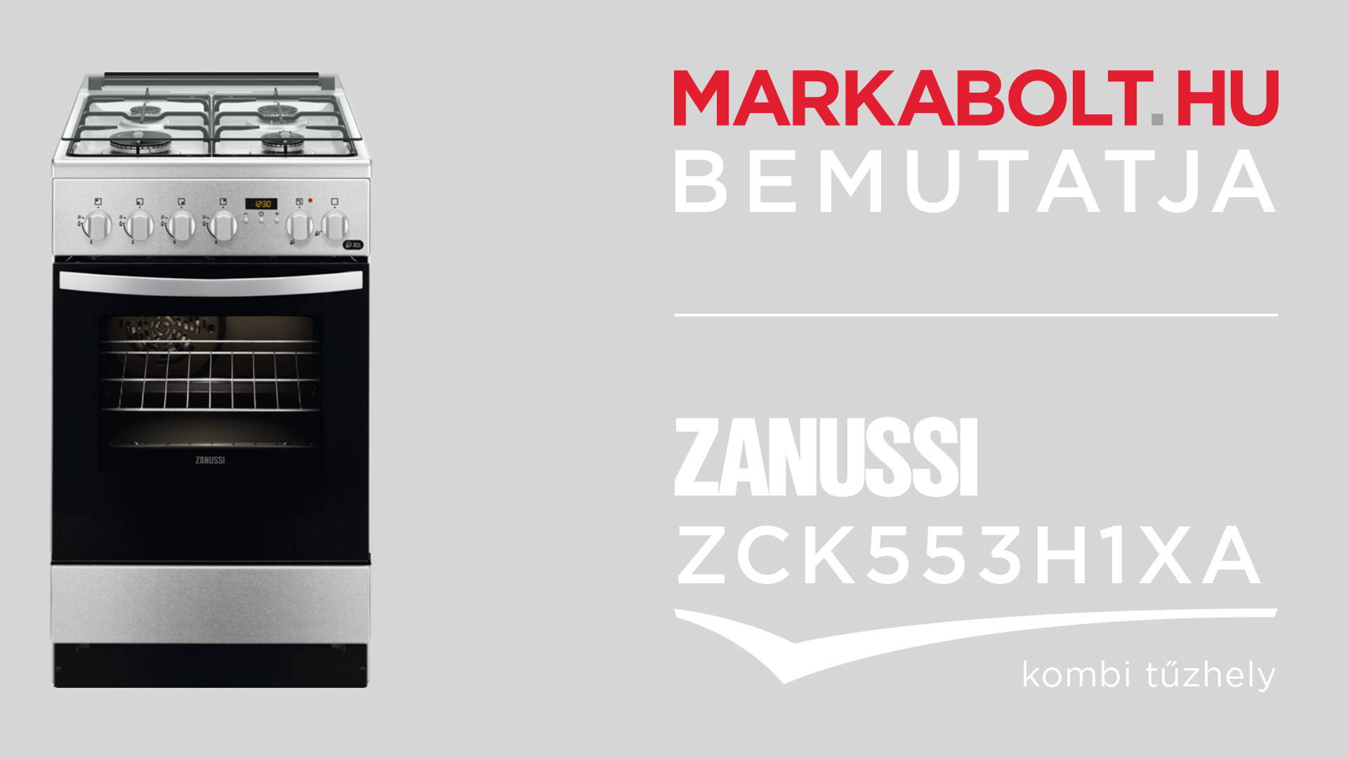 N&eacute;zd meg a Zanussi ZCK553H1XA vide&oacute;j&aacute;t
