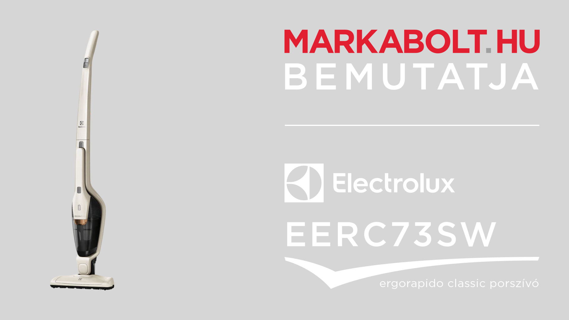 N&eacute;zd meg a Electrolux EERC73SW vide&oacute;j&aacute;t