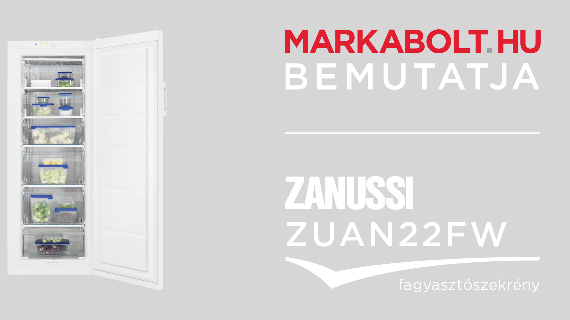 N&eacute;zd meg a Zanussi ZUAN22FW vide&oacute;j&aacute;t