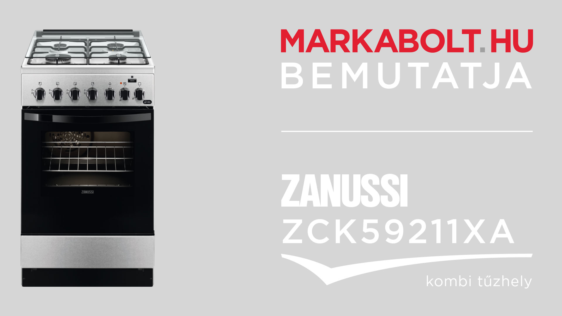 N&eacute;zd meg a Zanussi ZCK59211XA vide&oacute;j&aacute;t