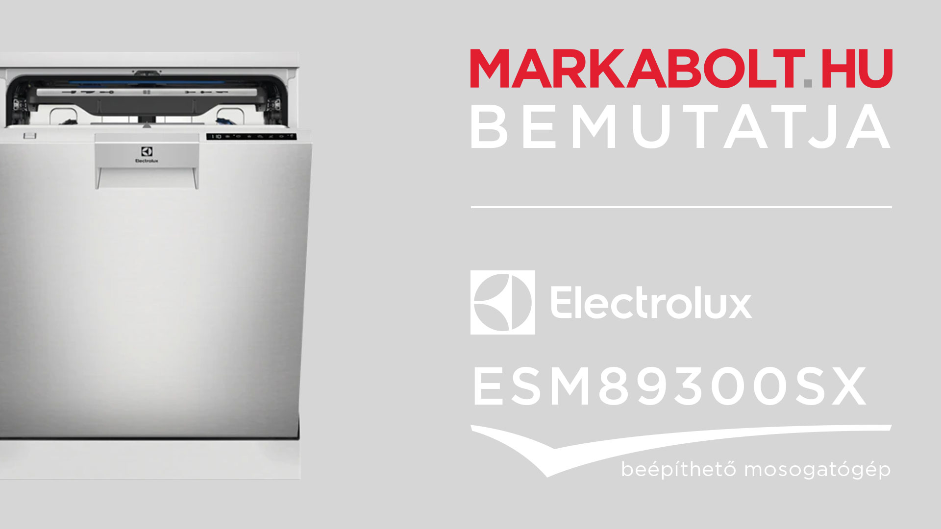 N&eacute;zd meg a Electrolux ESM89300SX vide&oacute;j&aacute;t