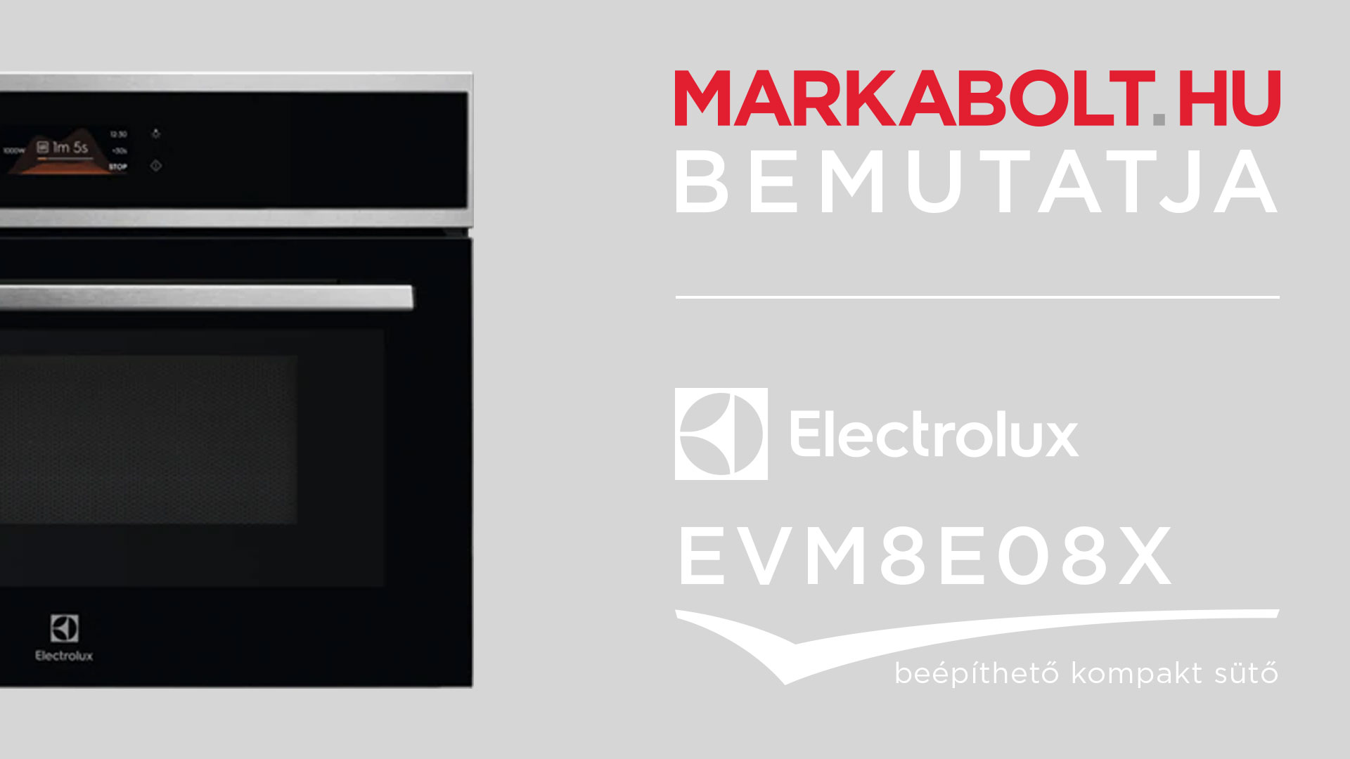 N&eacute;zd meg a Electrolux EVM8E08X vide&oacute;j&aacute;t