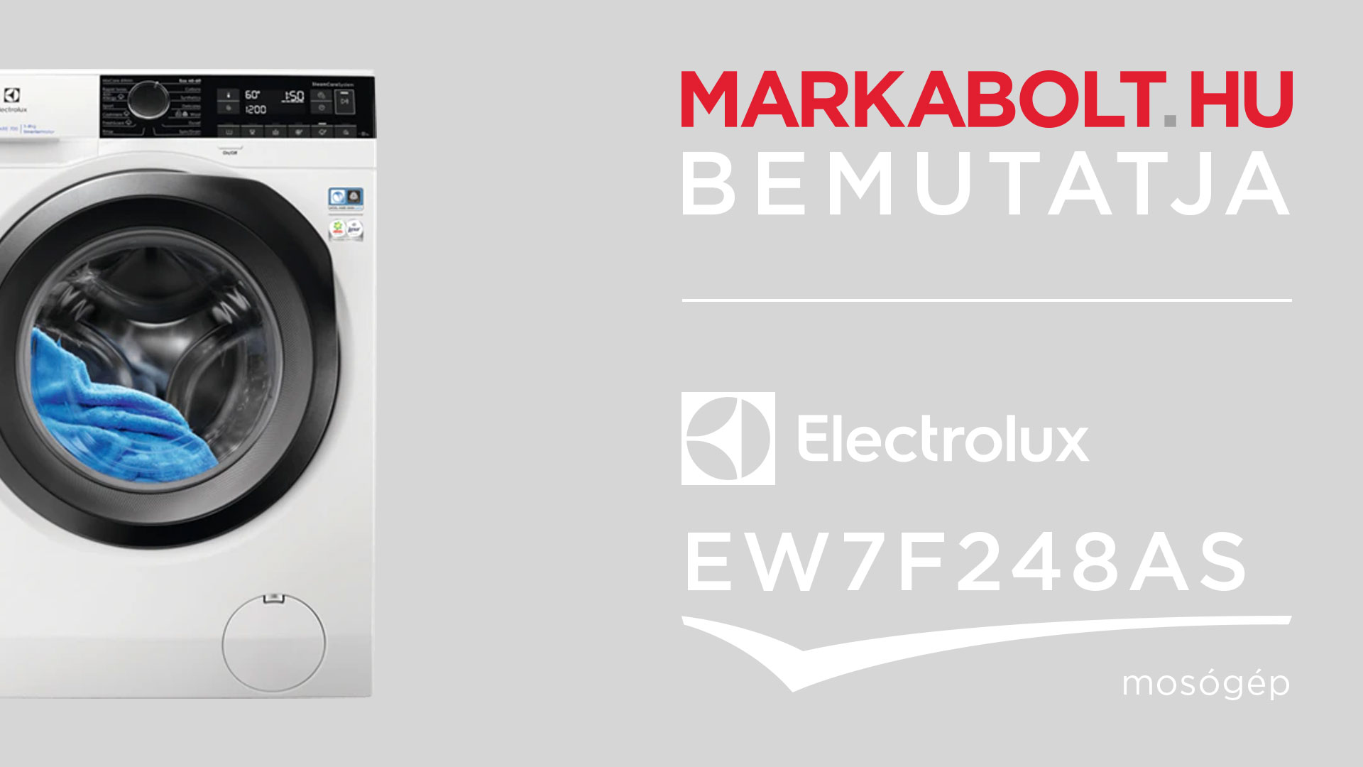 N&eacute;zd meg a Electrolux EW7F248AS vide&oacute;j&aacute;t