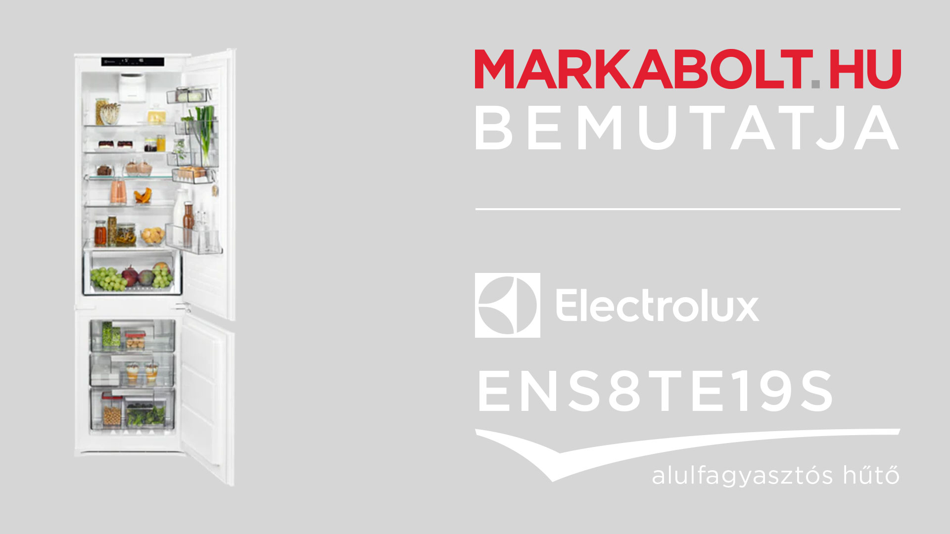 N&eacute;zd meg a Electrolux ENS8TE19S vide&oacute;j&aacute;t