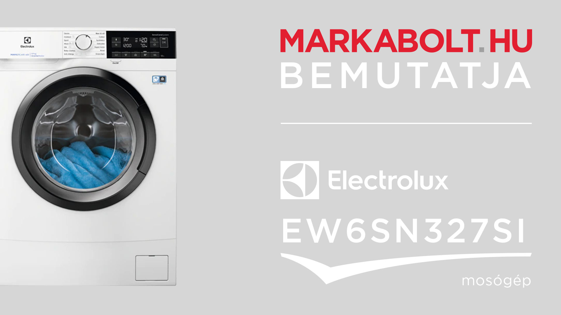 N&eacute;zd meg a Electrolux EW6SN327SI vide&oacute;j&aacute;t