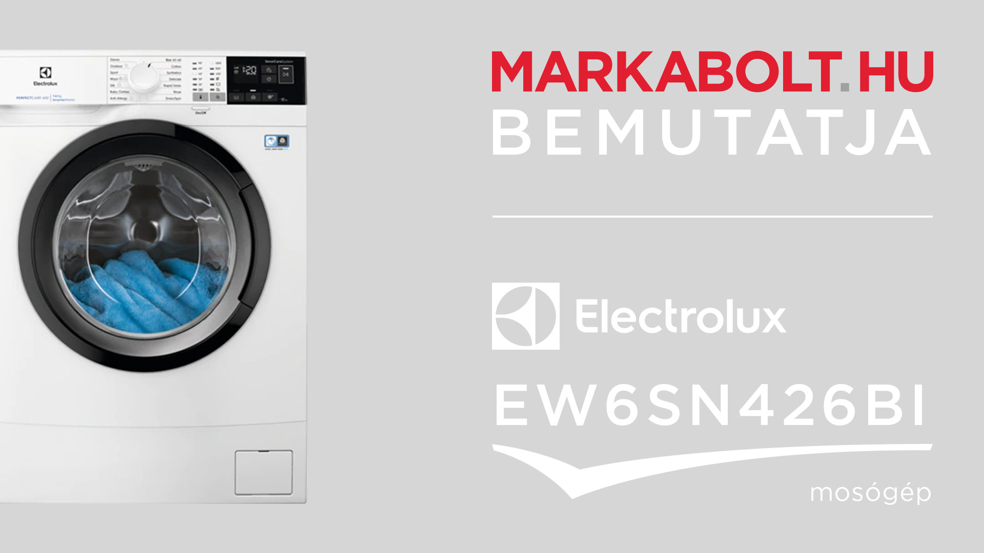 N&eacute;zd meg a Electrolux EW6SN426BI vide&oacute;j&aacute;t