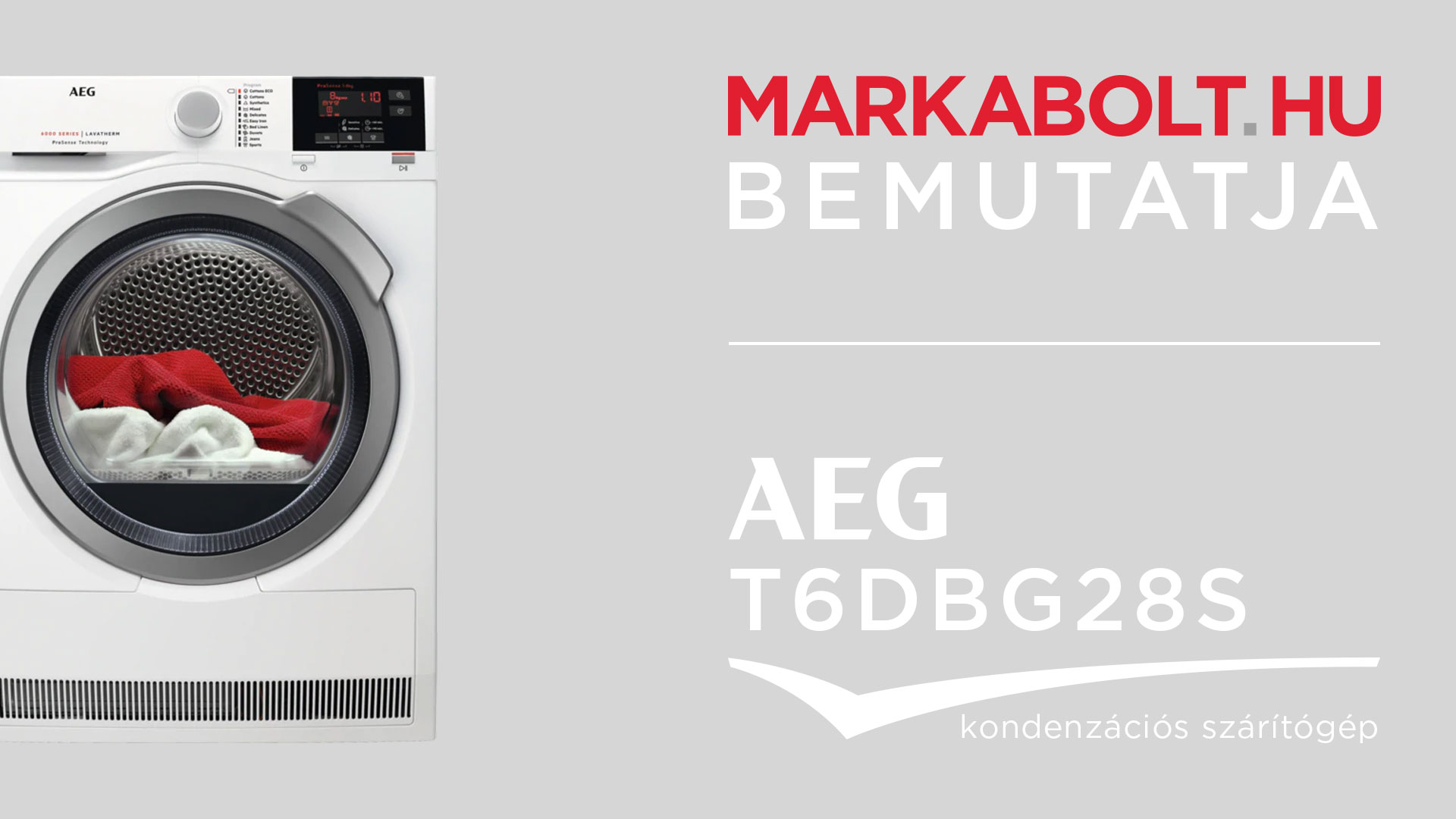 N&eacute;zd meg a AEG T6DBG28S vide&oacute;j&aacute;t