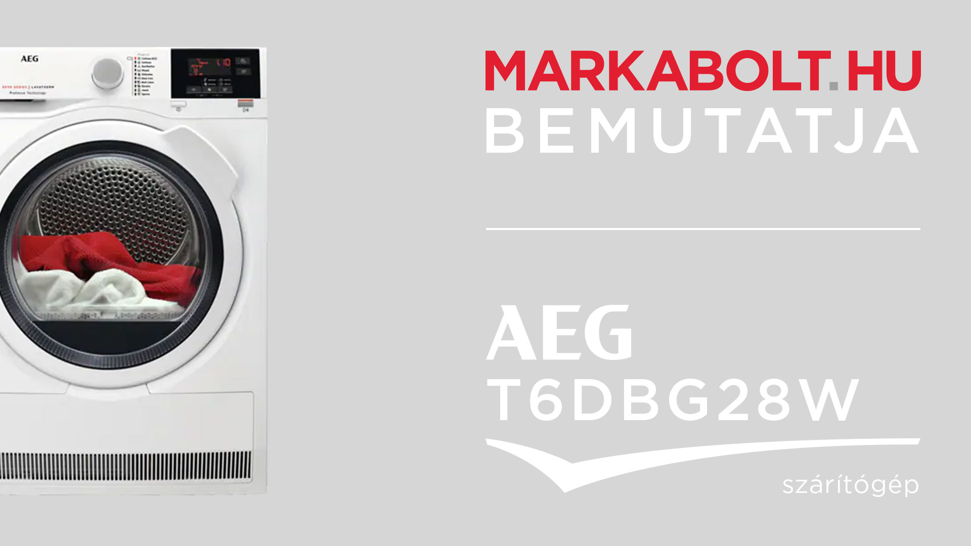 N&eacute;zd meg a AEG T6DBG28W vide&oacute;j&aacute;t
