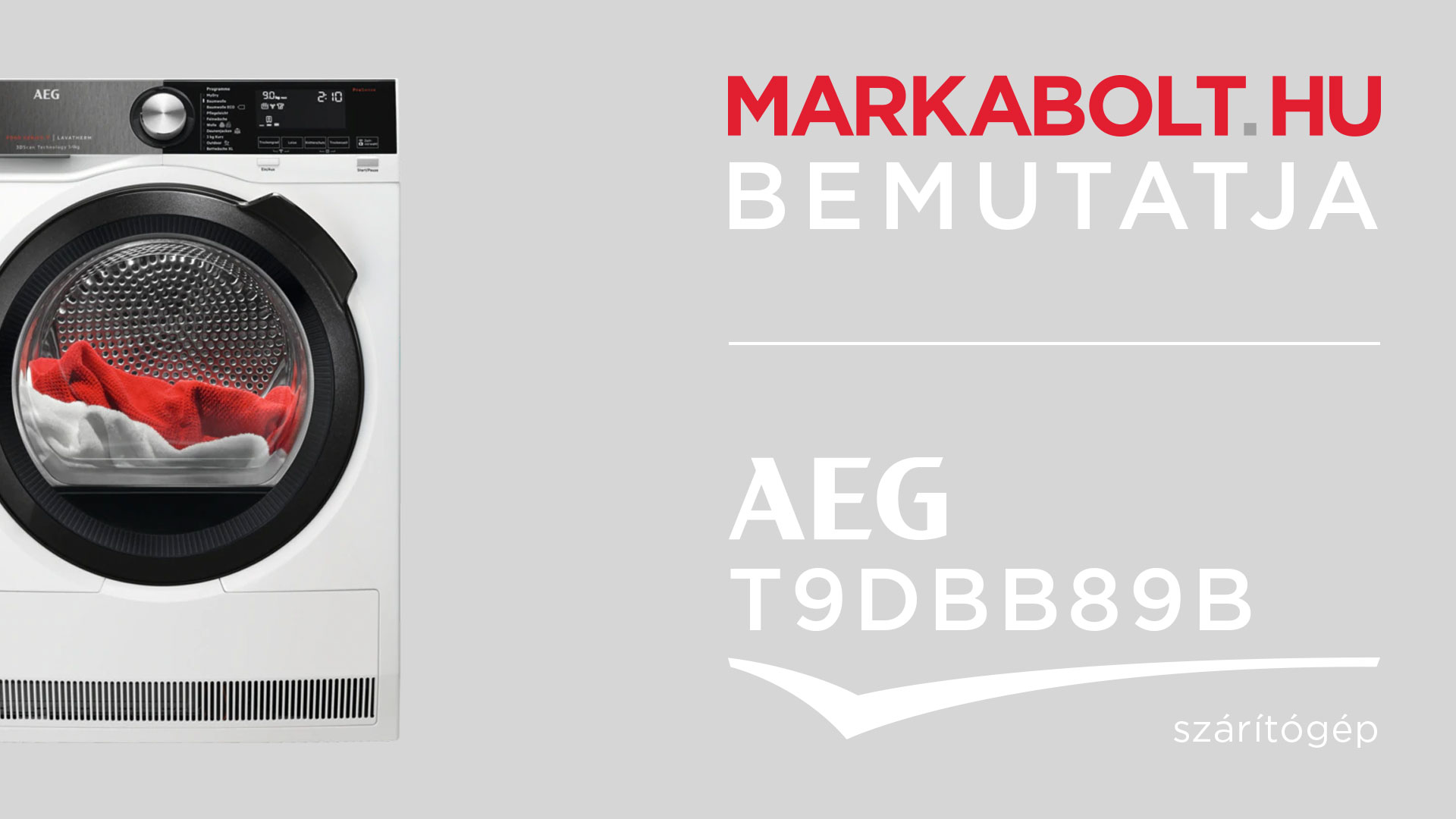 N&eacute;zd meg a AEG T9DBB89B vide&oacute;j&aacute;t
