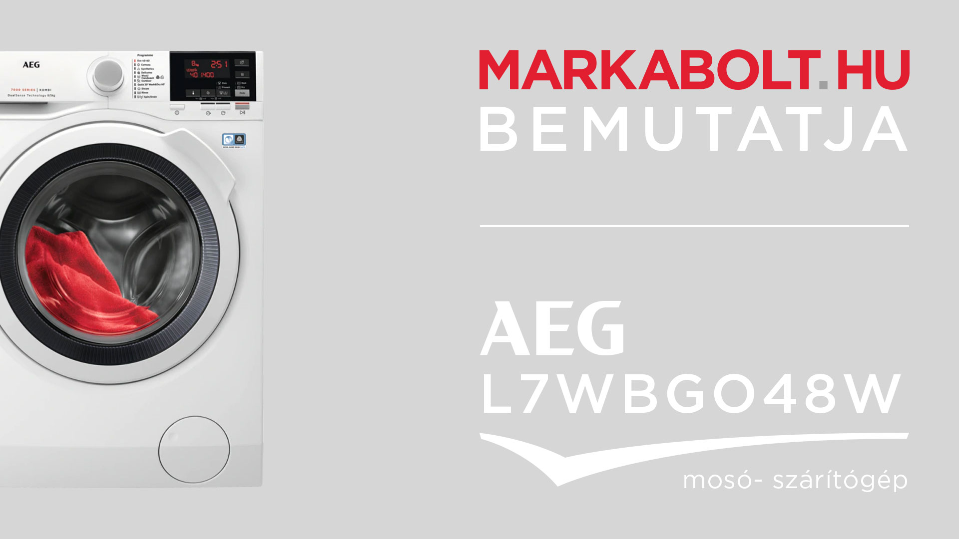 N&eacute;zd meg a AEG L7WBGO48W vide&oacute;j&aacute;t