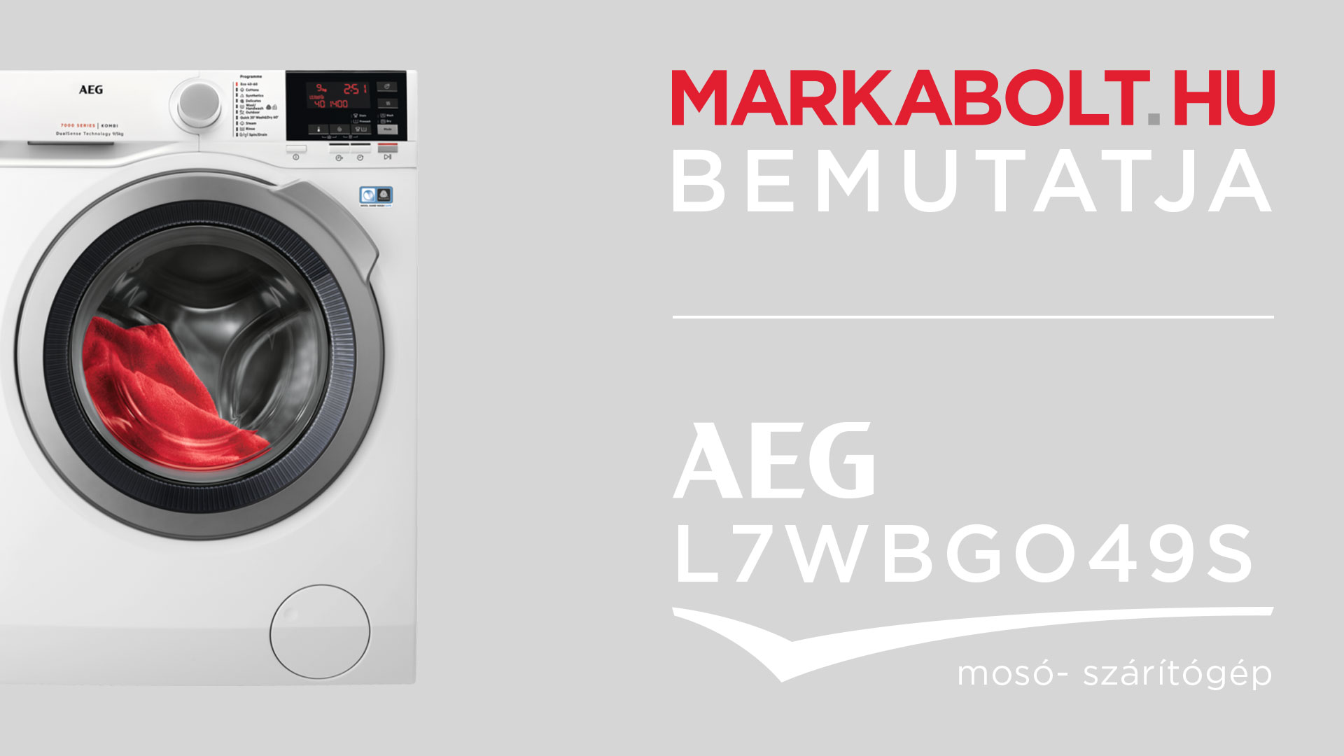 N&eacute;zd meg a AEG L7WBGO49S vide&oacute;j&aacute;t