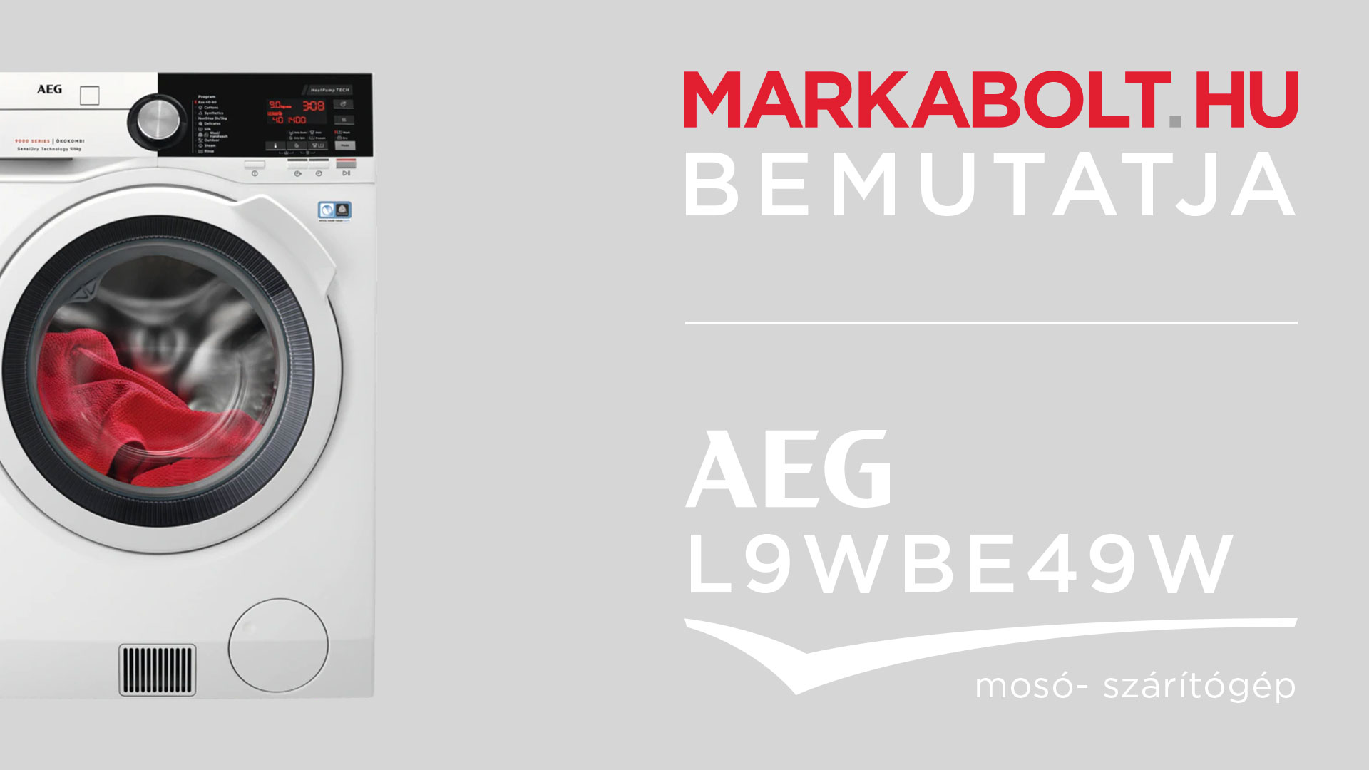 N&eacute;zd meg a AEG L9WBE49W vide&oacute;j&aacute;t