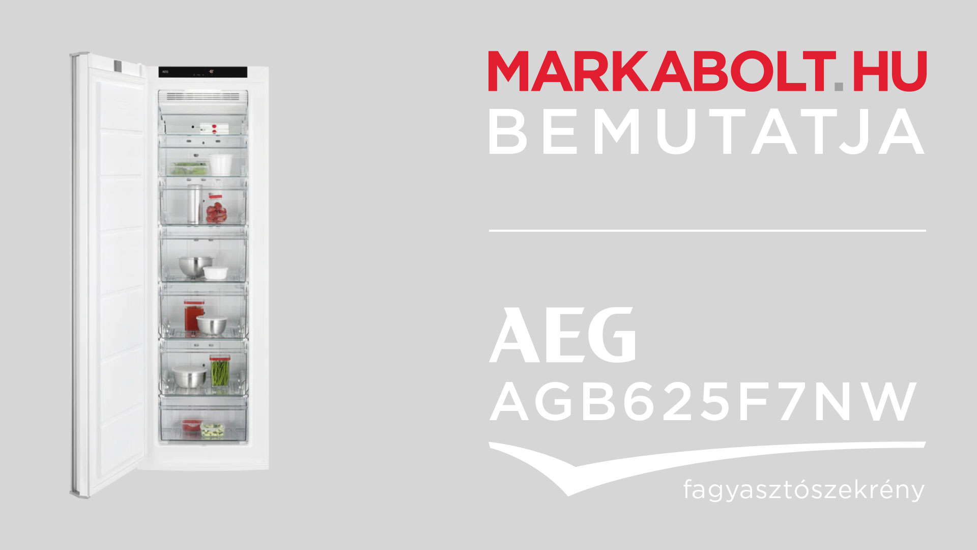 N&eacute;zd meg a AEG AGB625F7NW vide&oacute;j&aacute;t