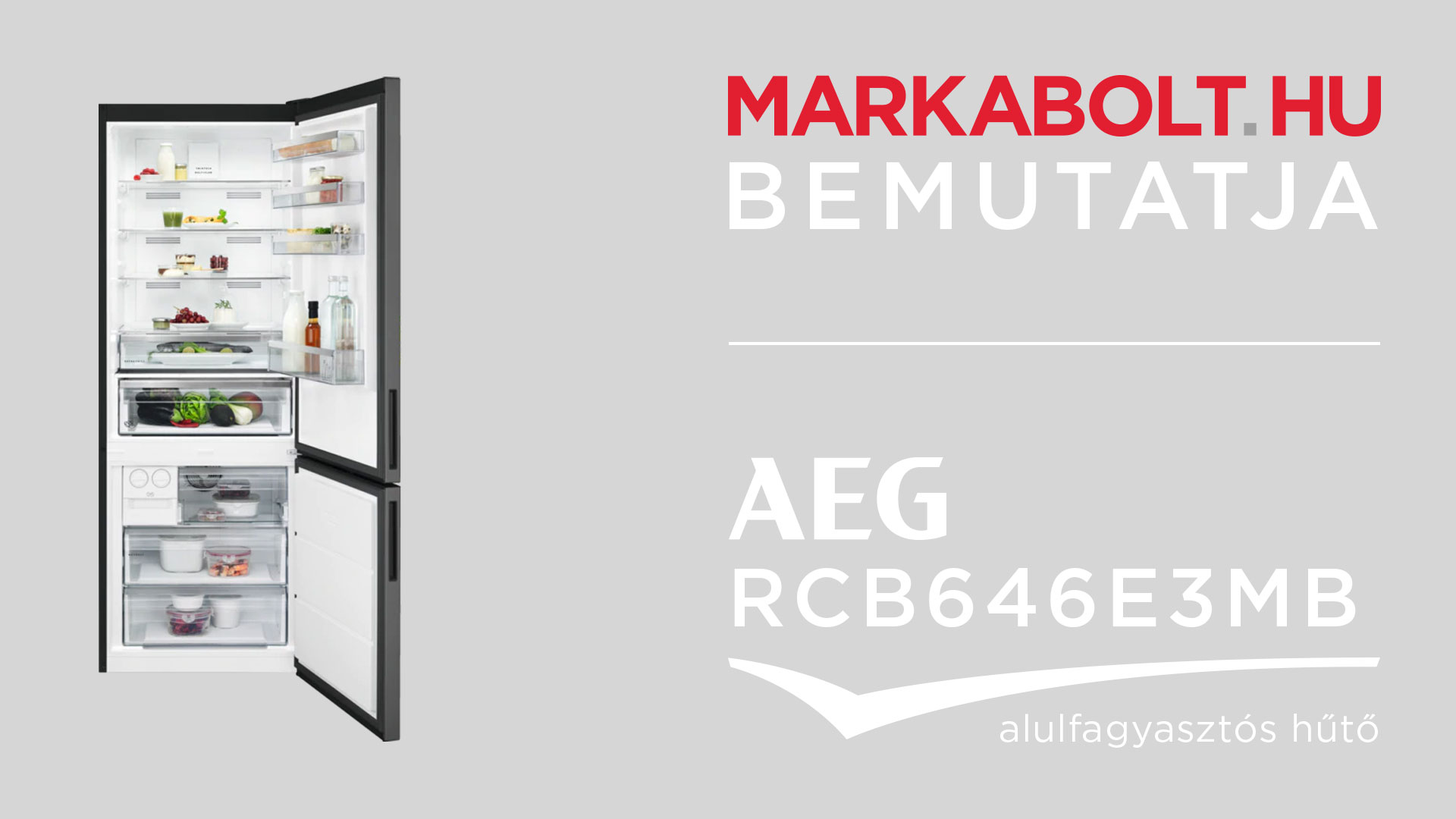 N&eacute;zd meg a AEG RCB646E3MB vide&oacute;j&aacute;t