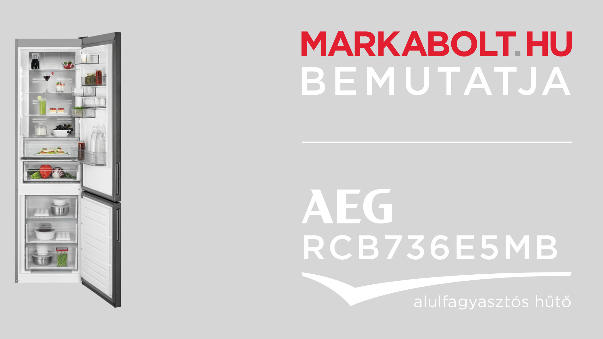N&eacute;zd meg a AEG RCB736E5MB vide&oacute;j&aacute;t