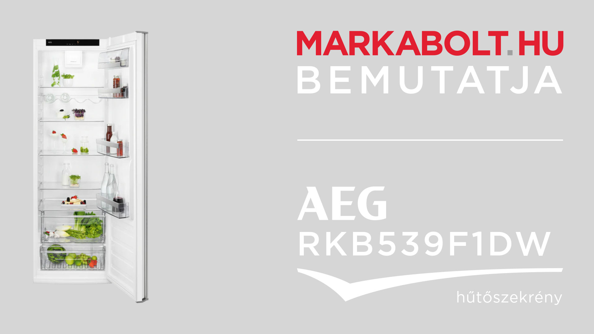 N&eacute;zd meg a AEG RKB539F1DW vide&oacute;j&aacute;t