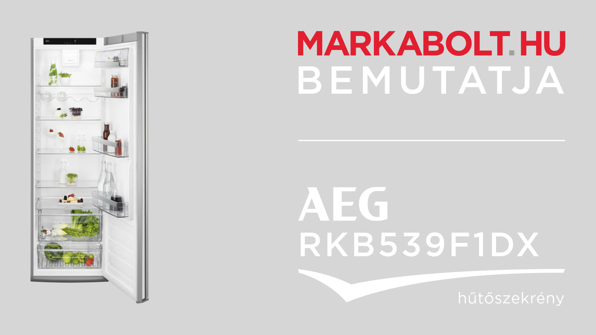 N&eacute;zd meg a AEG RKB539F1DX vide&oacute;j&aacute;t