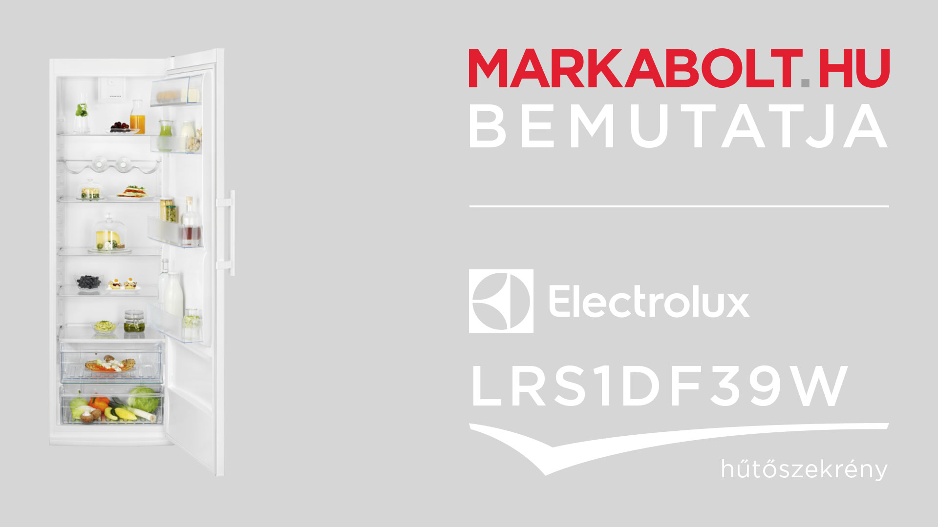 N&eacute;zd meg a Electrolux LRS1DF39W vide&oacute;j&aacute;t