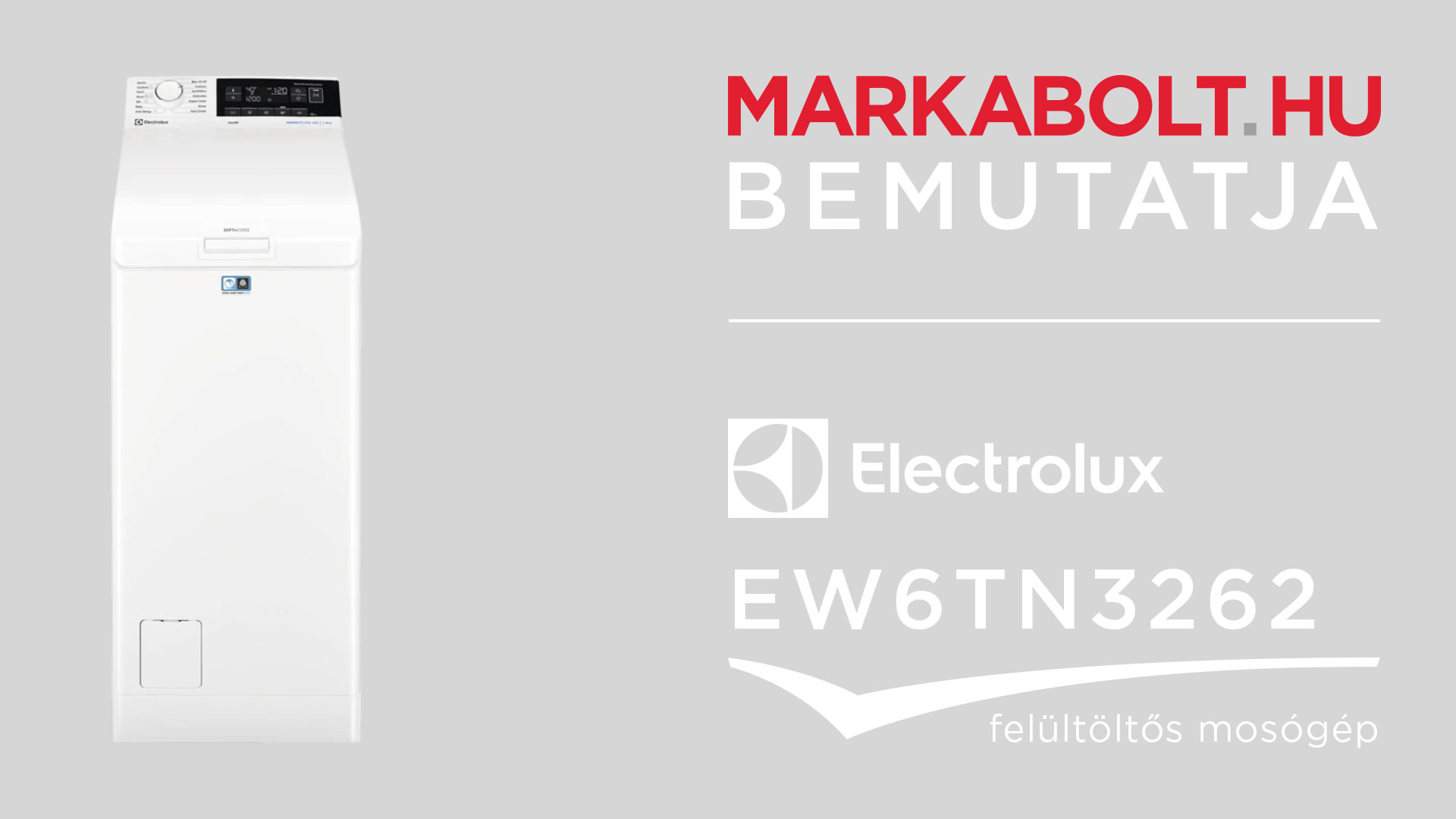 N&eacute;zd meg a Electrolux EW6TN3262 vide&oacute;j&aacute;t