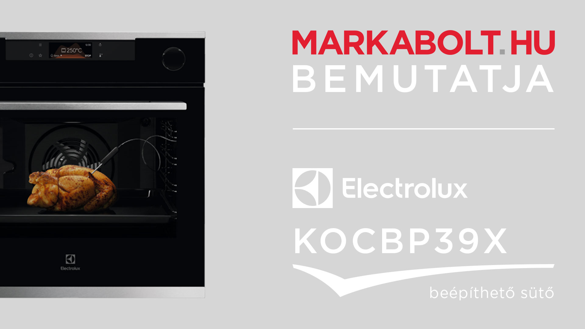 N&eacute;zd meg a Electrolux KOCBP39X vide&oacute;j&aacute;t