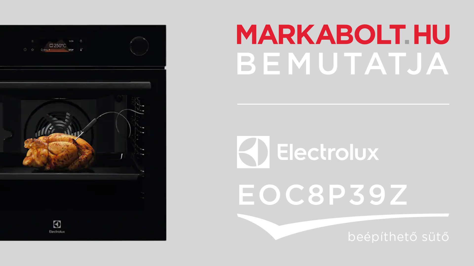 N&eacute;zd meg a Electrolux EOC8P39Z vide&oacute;j&aacute;t