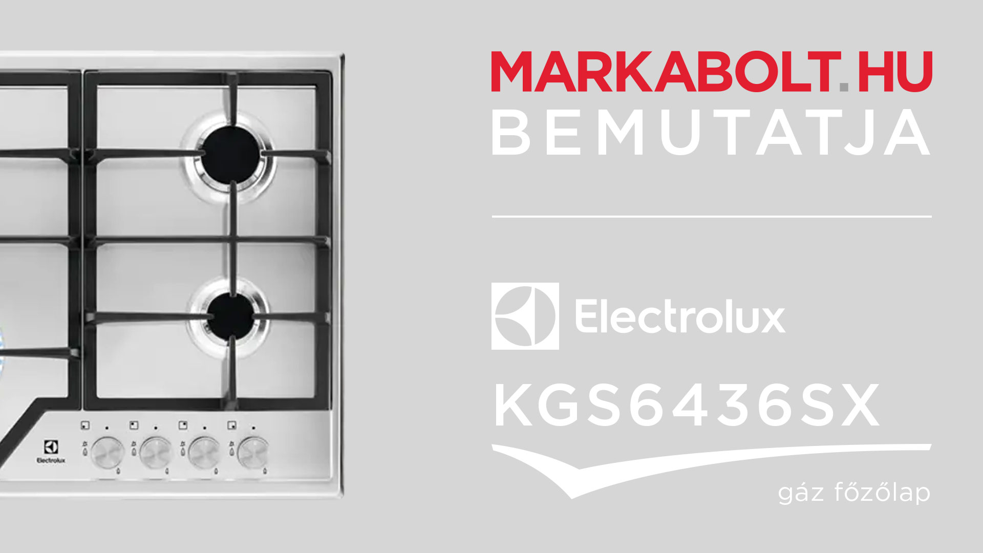 N&eacute;zd meg a Electrolux KGS6436SX vide&oacute;j&aacute;t