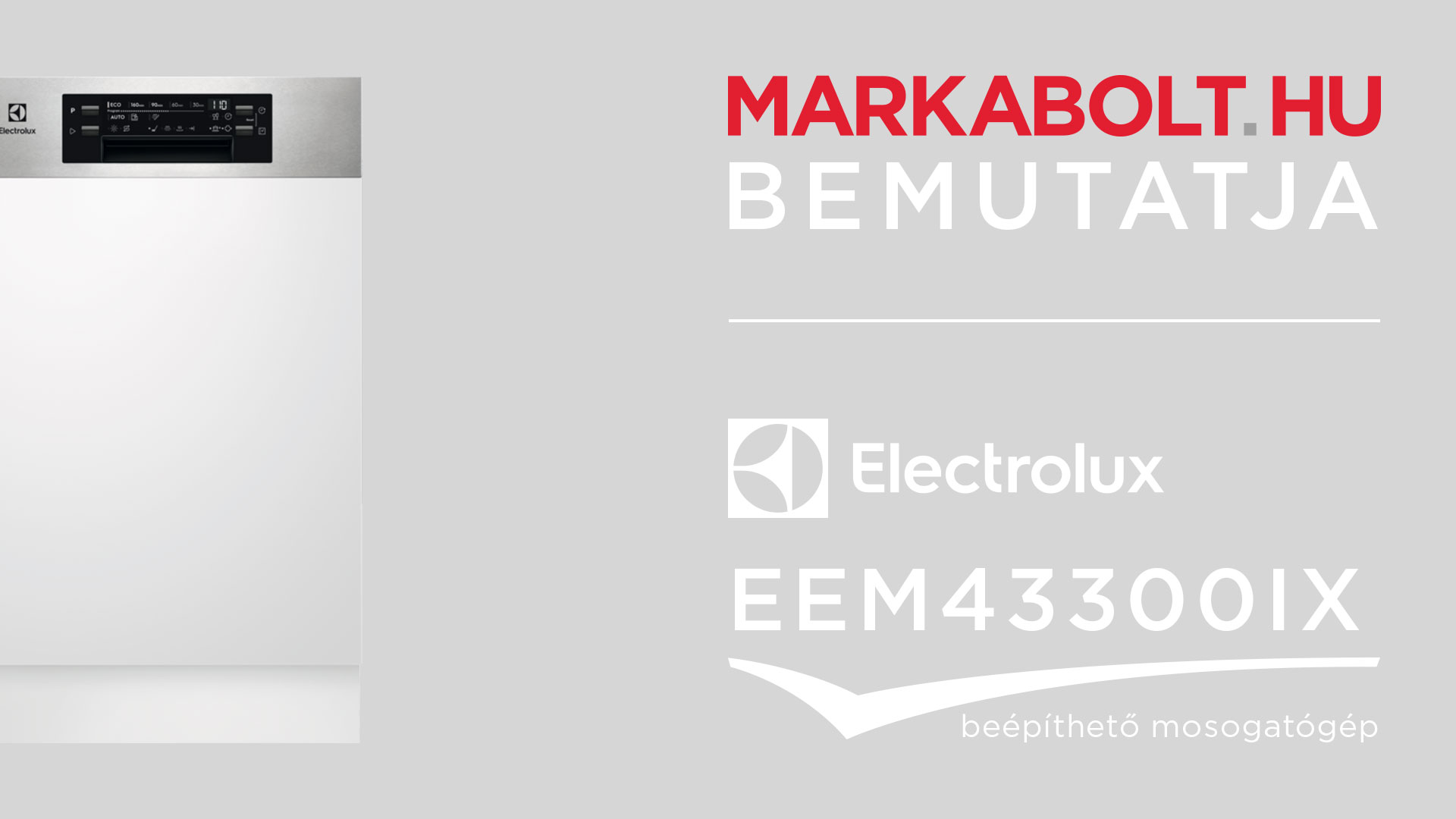 N&eacute;zd meg a Electrolux EEM43300IX vide&oacute;j&aacute;t