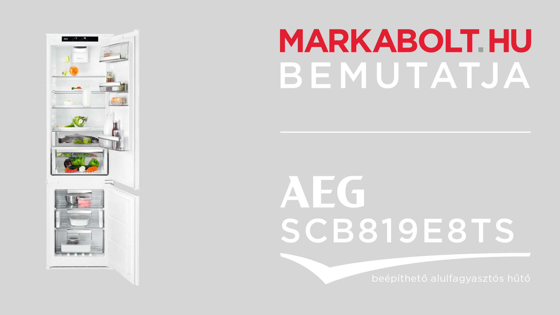 N&eacute;zd meg a AEG SCB819E8TS vide&oacute;j&aacute;t