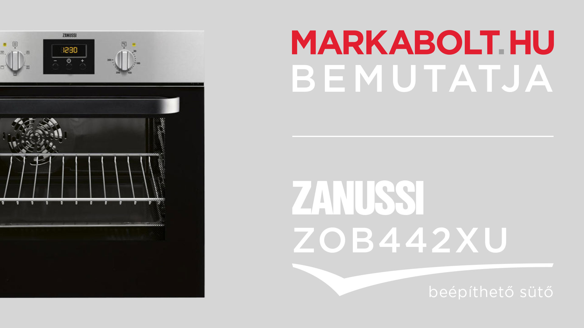 N&eacute;zd meg a Zanussi ZOB442XU vide&oacute;j&aacute;t