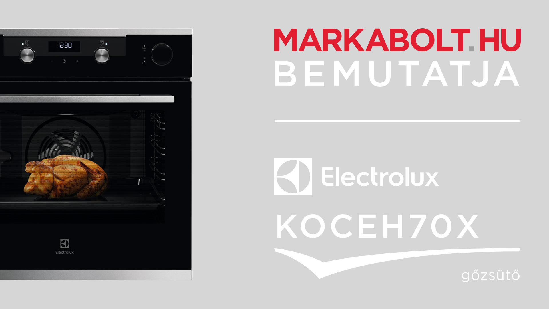 N&eacute;zd meg a Electrolux KOCEH70X vide&oacute;j&aacute;t