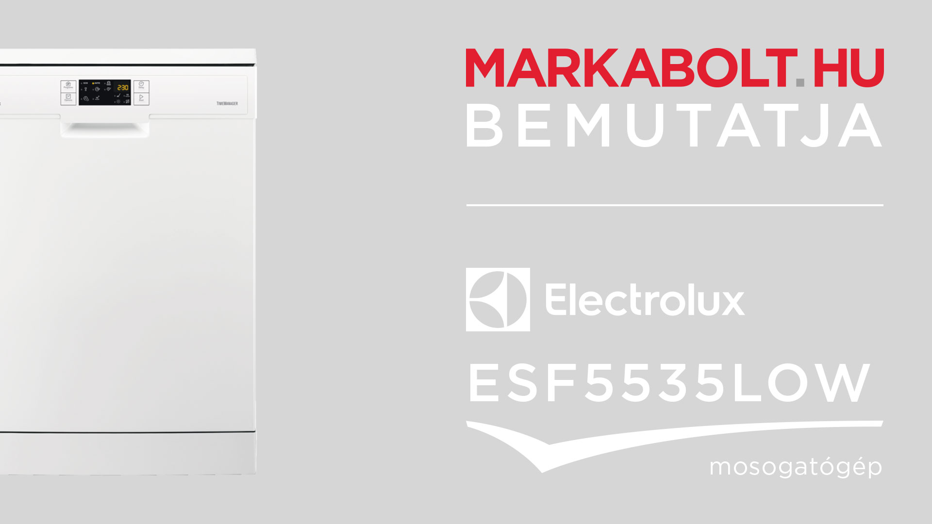 N&eacute;zd meg a Electrolux ESF5535LOW vide&oacute;j&aacute;t