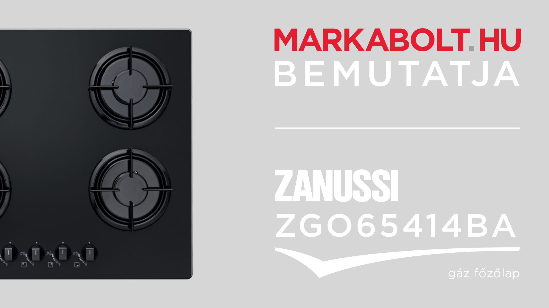 N&eacute;zd meg a Zanussi ZGO65414BA vide&oacute;j&aacute;t